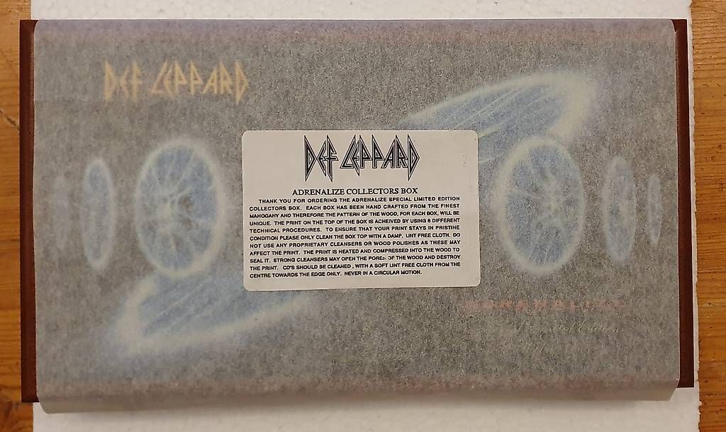CD: Def Leppard BOX Adrenalize en acajou – Usato da Bouveret venduto da willy75 1