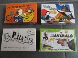 4 pädagogische Kartenspiele ab 3 Jahren ++neu /unbespielt++