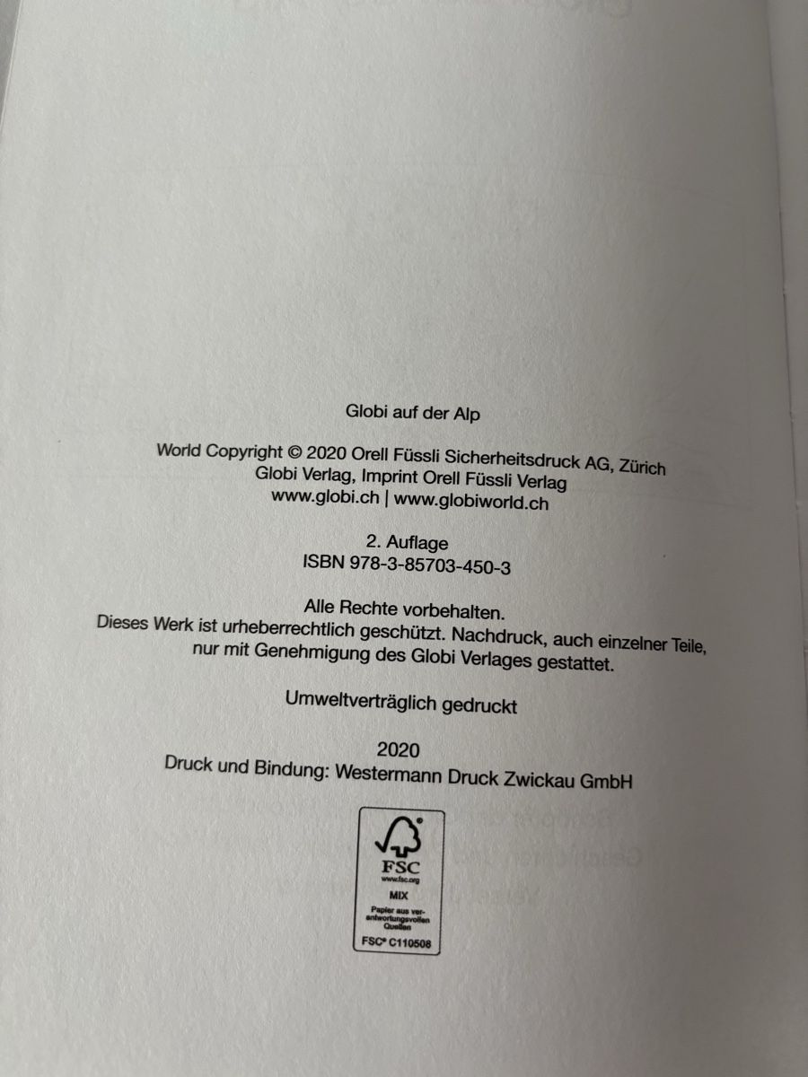BD: Globi auf der Alp – D'occasion à huttwil par Chira2015 1