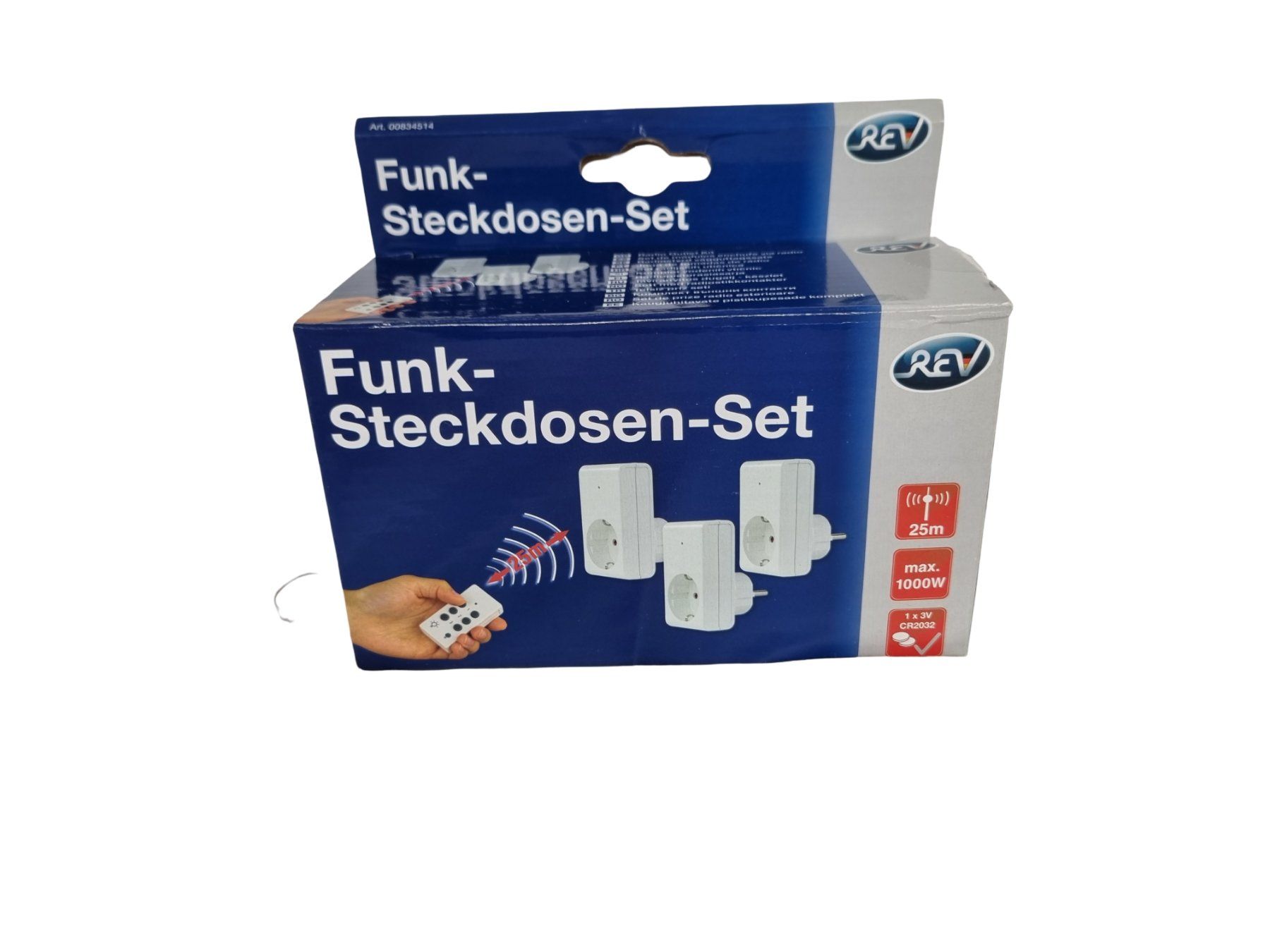 Spine: REV Funk-Steckdosen-Set – Usato da Wangen b. Olten venduto da Restwert_Wangen