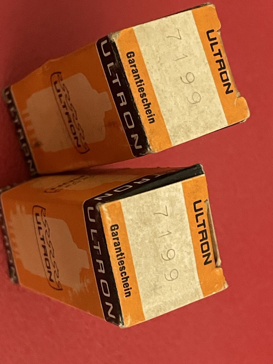 Componenti elettronici: 7199 Röhre Ultron – Nuovo e nell'imballaggio originale da Oftringen venduto da Jradioman 2