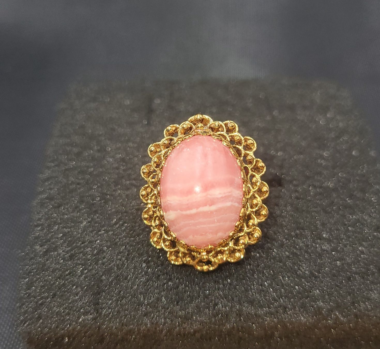 Anelli: Gold 585 Vintage Ring Mit Rosa Stein – Usato da Wald ZH venduto da Dasilver 5