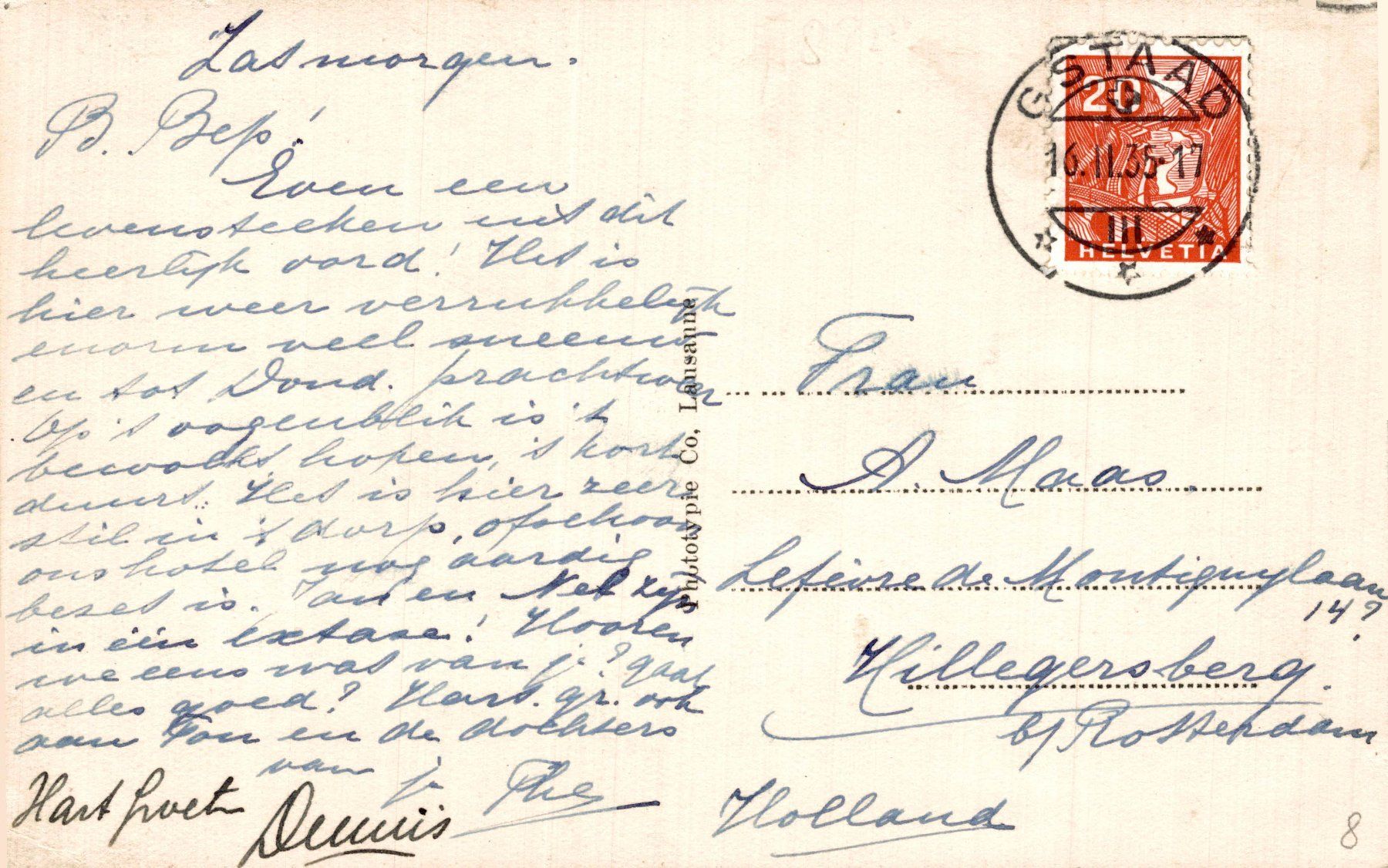 Cartes postales: Gstaad im Winter – D'occasion à Bronschhofen par Astore 1