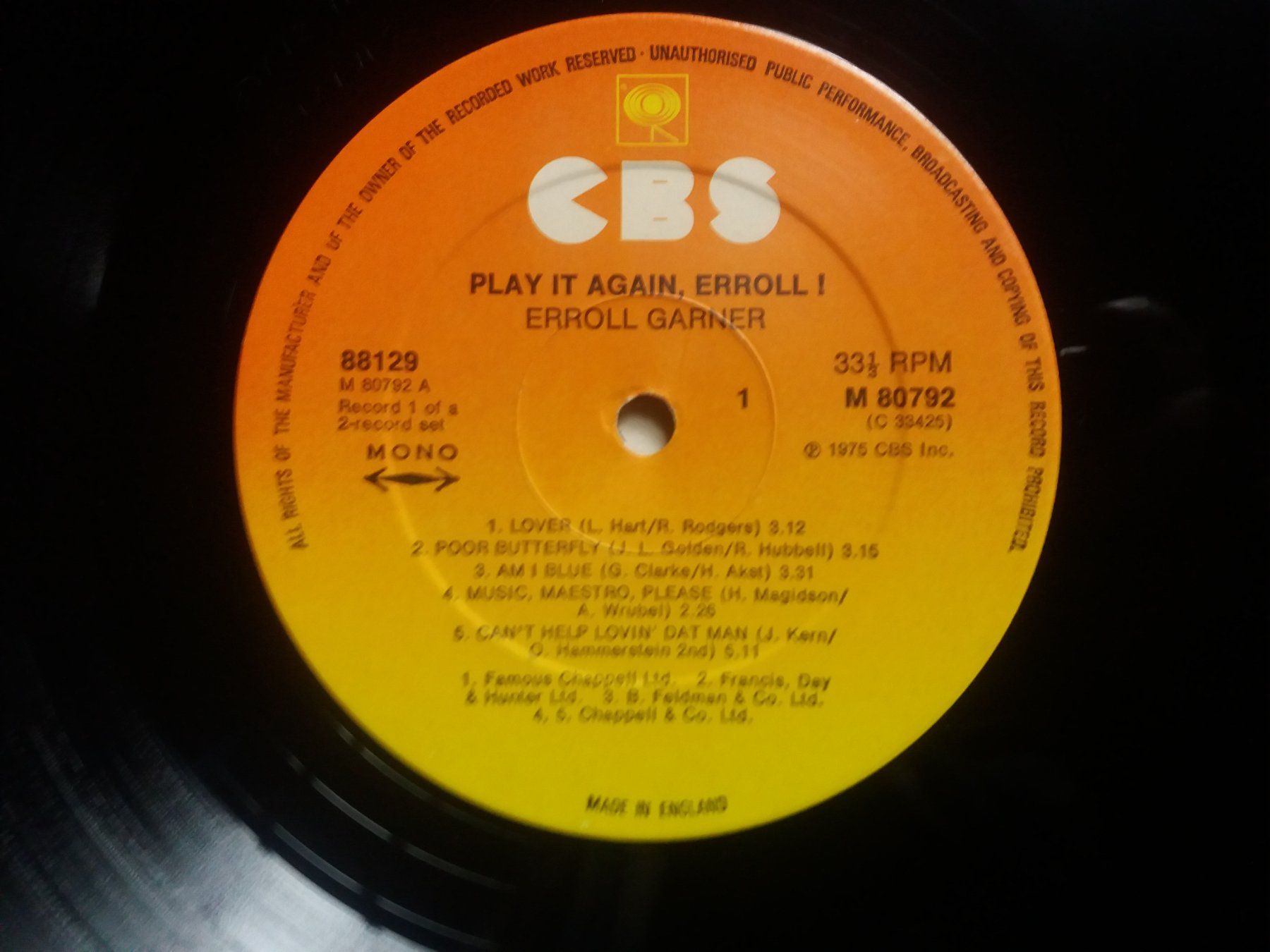 Dischi in vinile: Double LP (Errol Garner) play it again, Errol – Usato da Meyrin venduto da toutatis 4