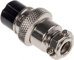 50 Stk, GX12-3P Stecker 16mm Female für Kabelmontage, NEU