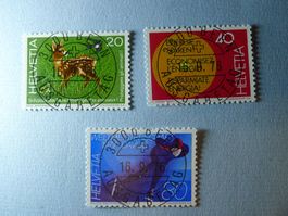 1976 Sonderpostmarken 2  579-581ET Vollstempel