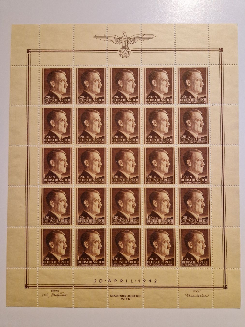 Tutti i francobolli: Deutsches Reich Adolf Hitler Generalgouvernement postfrisch – Nuovo (secondo la descrizione) da St. Gallen venduto da Enrico_SG