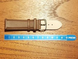 22mm Bracelet de montre en cuir