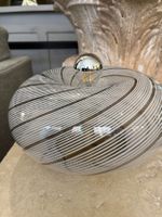 Murano Glas Swirl Lampe, Tischlampe von Paolo Venini, 1970er