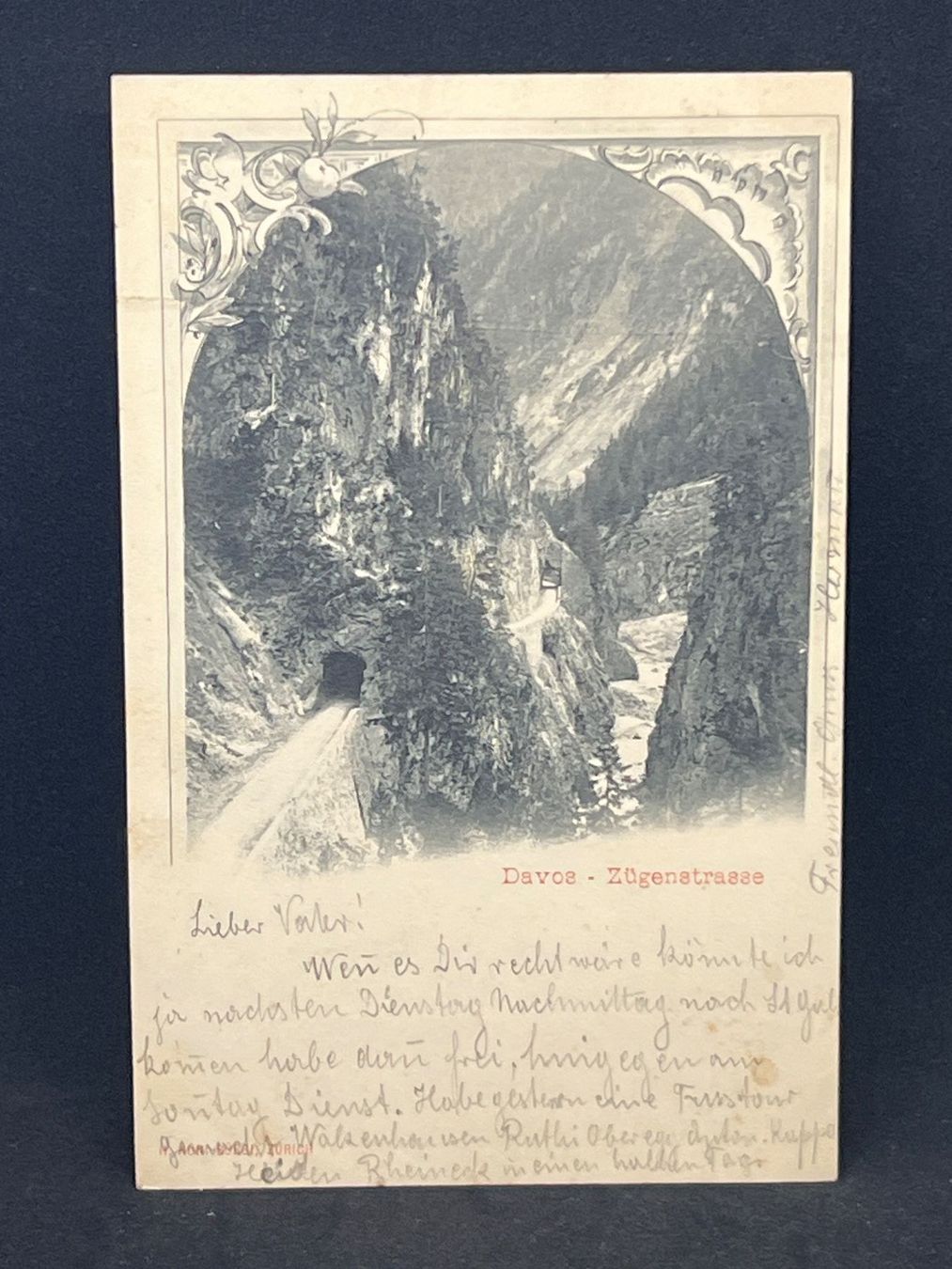 Cartes postales: Davos - Zügenstrasse – D'occasion à Widnau par Brusi9