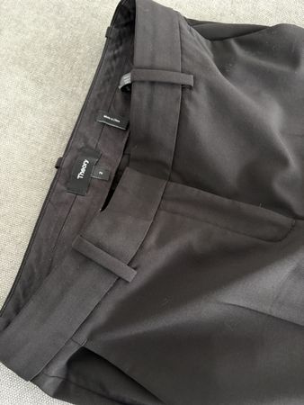 Elegante, schwarze Wollhose von Theory, Grösse 2