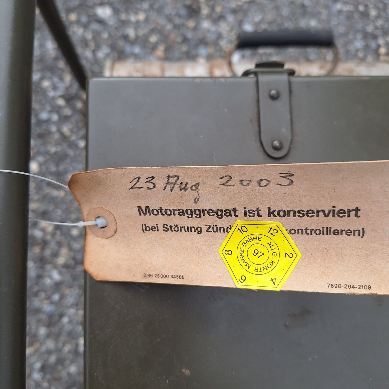 Generatori di corrente: Notstromagregat Armee – Usato da Flumenthal venduto da HoneyMoon.2012 5