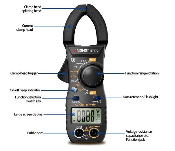 Mesurer: Smart Clamp Meter Digitalmultimeter – Neuf avec emballage d'origine à Châtelaine par topshop.switzerland 4