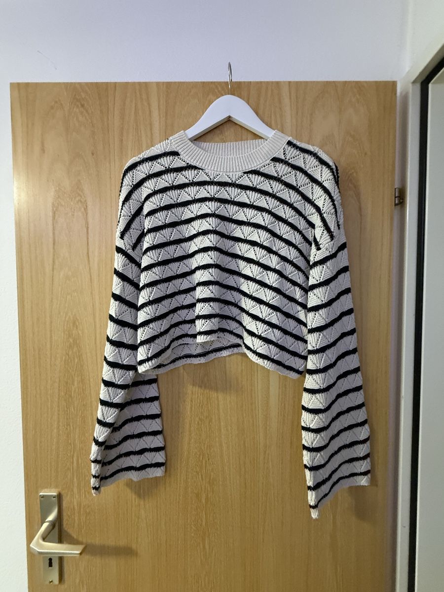 Zara Maglioni & Felpe: Damen Pullover Strick Streifen Offener Stich Grösse L – Usato da Cazis venduto da mar_272q