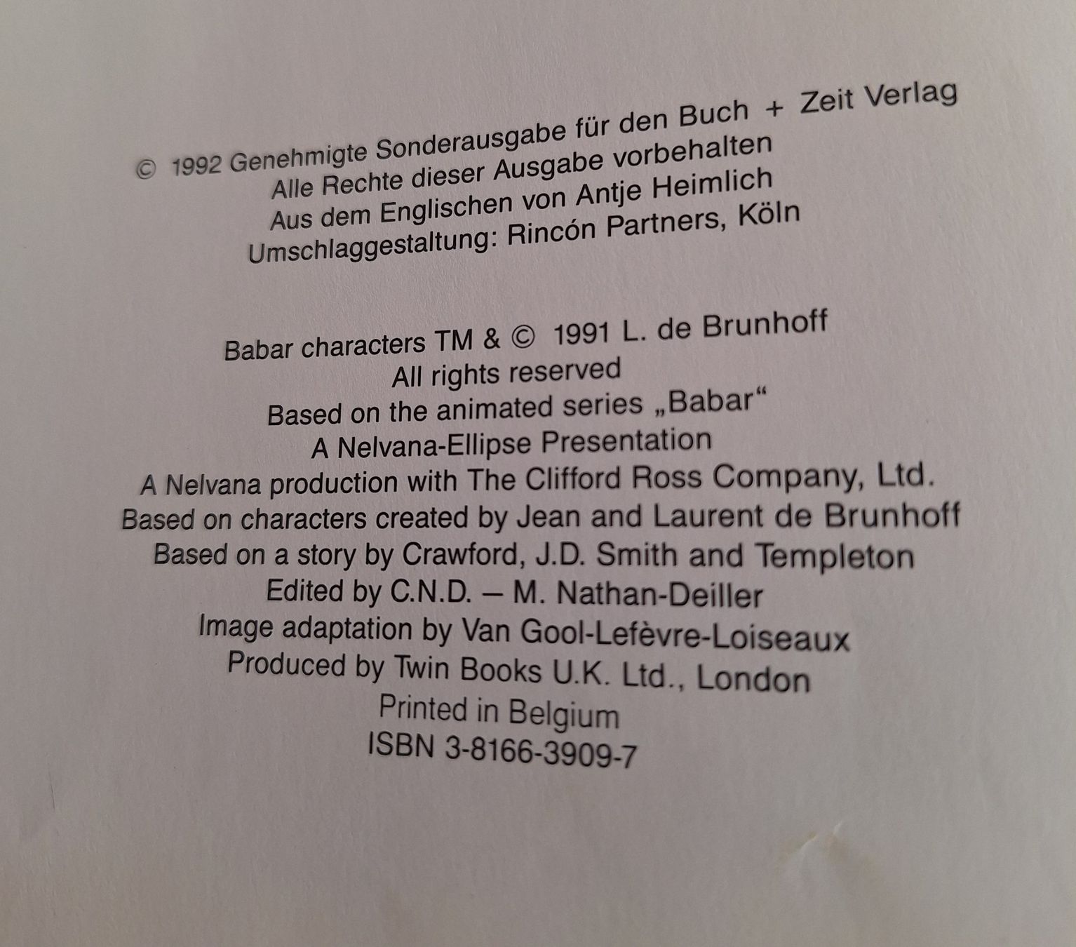 Bücher: Babar Kinderbuch "Wie der See gerettet wurde" – Gebraucht aus Sissach von luvama 6