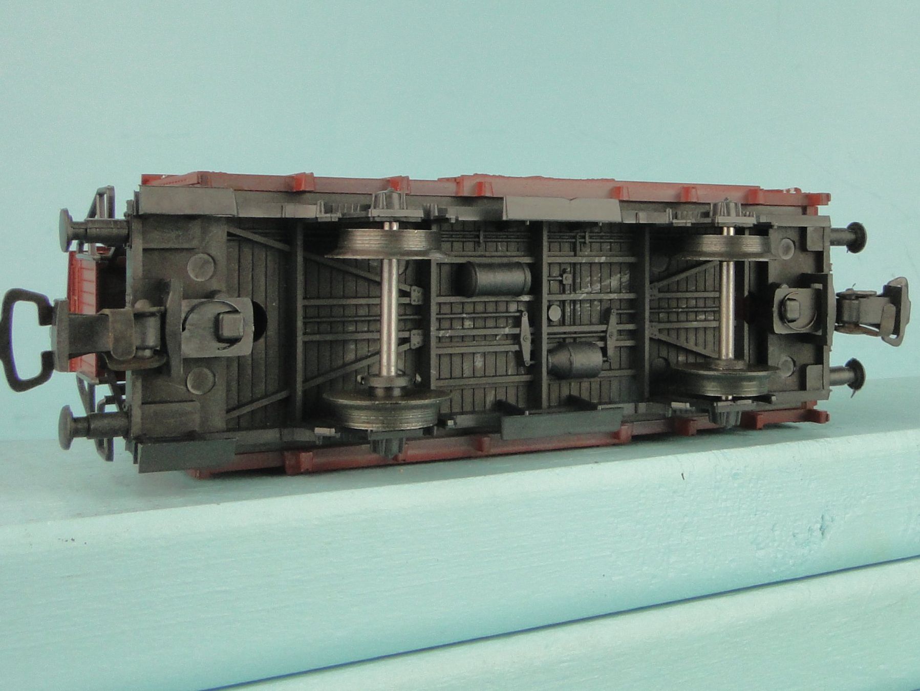 Liliput Modellini di ferrovie: Liliput DB Wagen mit Bremserhaus – Usato da Bülach venduto da cann11 2