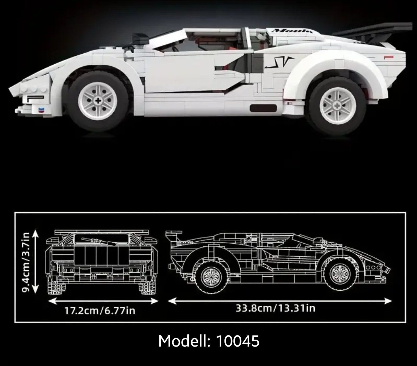 Mould King Baukästen: Mould King 10045 Lamborghini , 1349 Tei – Neu (gemäss Beschreibung) aus Kaltbrunn von simon0731 8