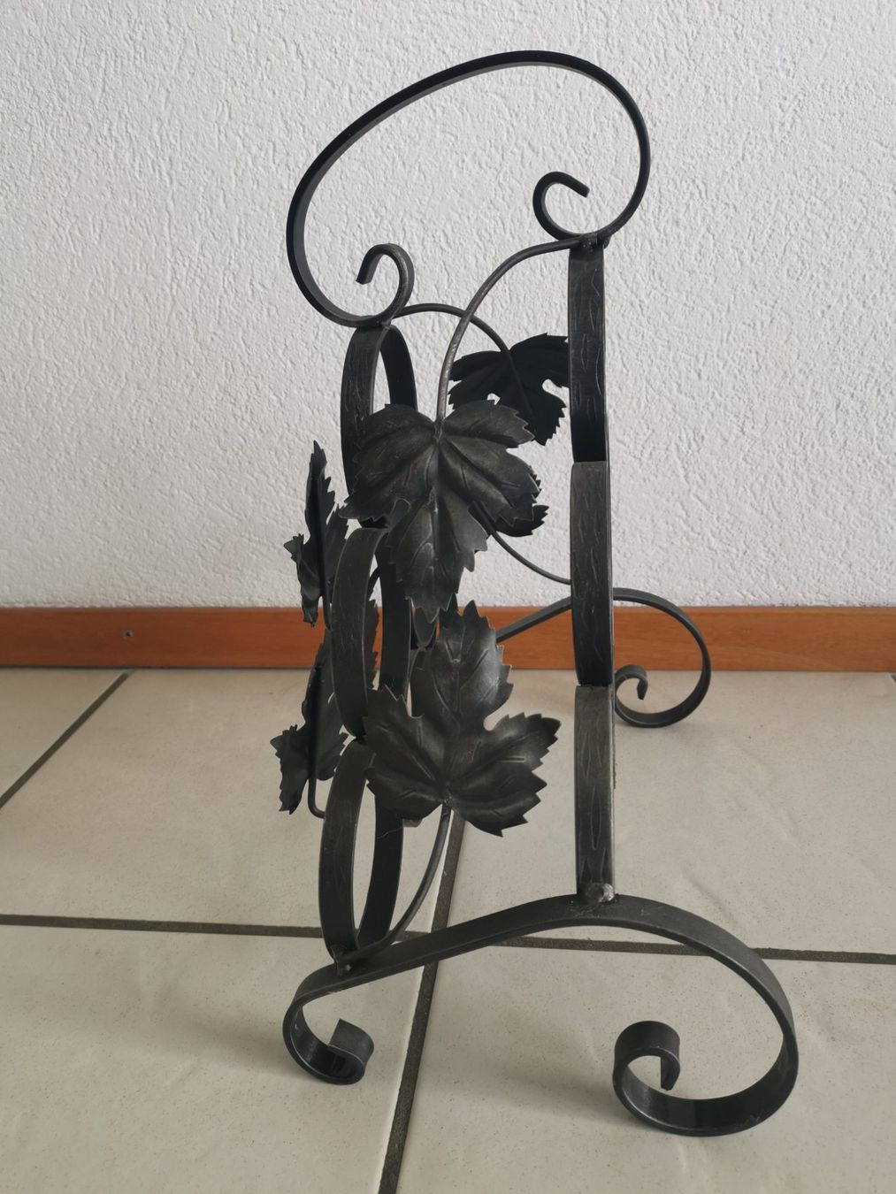 Portabottiglie: Porte-bouteilles en fer forgé – Usato da Courtepin venduto da mara_1808 1