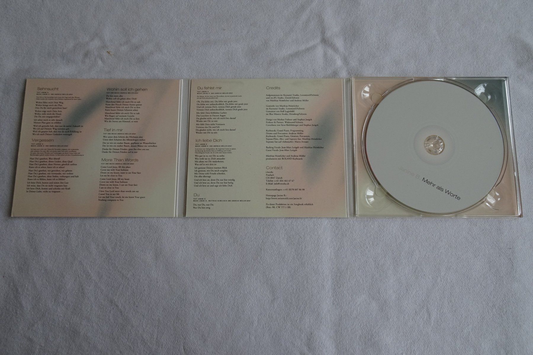 CD: CD Janine B. Mehr als Worte – Usato da Strengelbach venduto da schmetterling20 2