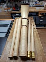 Odi-s Alphorn in Ges 4-teilig mit F-teil lang.