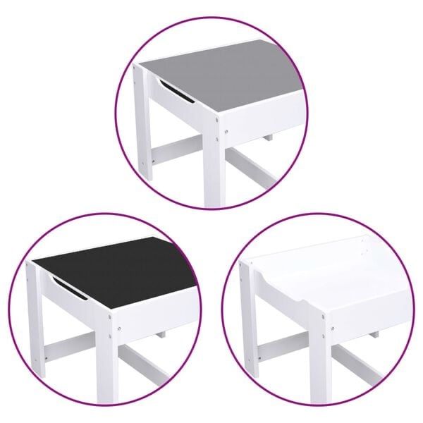 Tischset: Table pour enfants avec 2 chaises Blanc MDF – Neu und originalverpackt aus Palézieux von bantouklan1 5