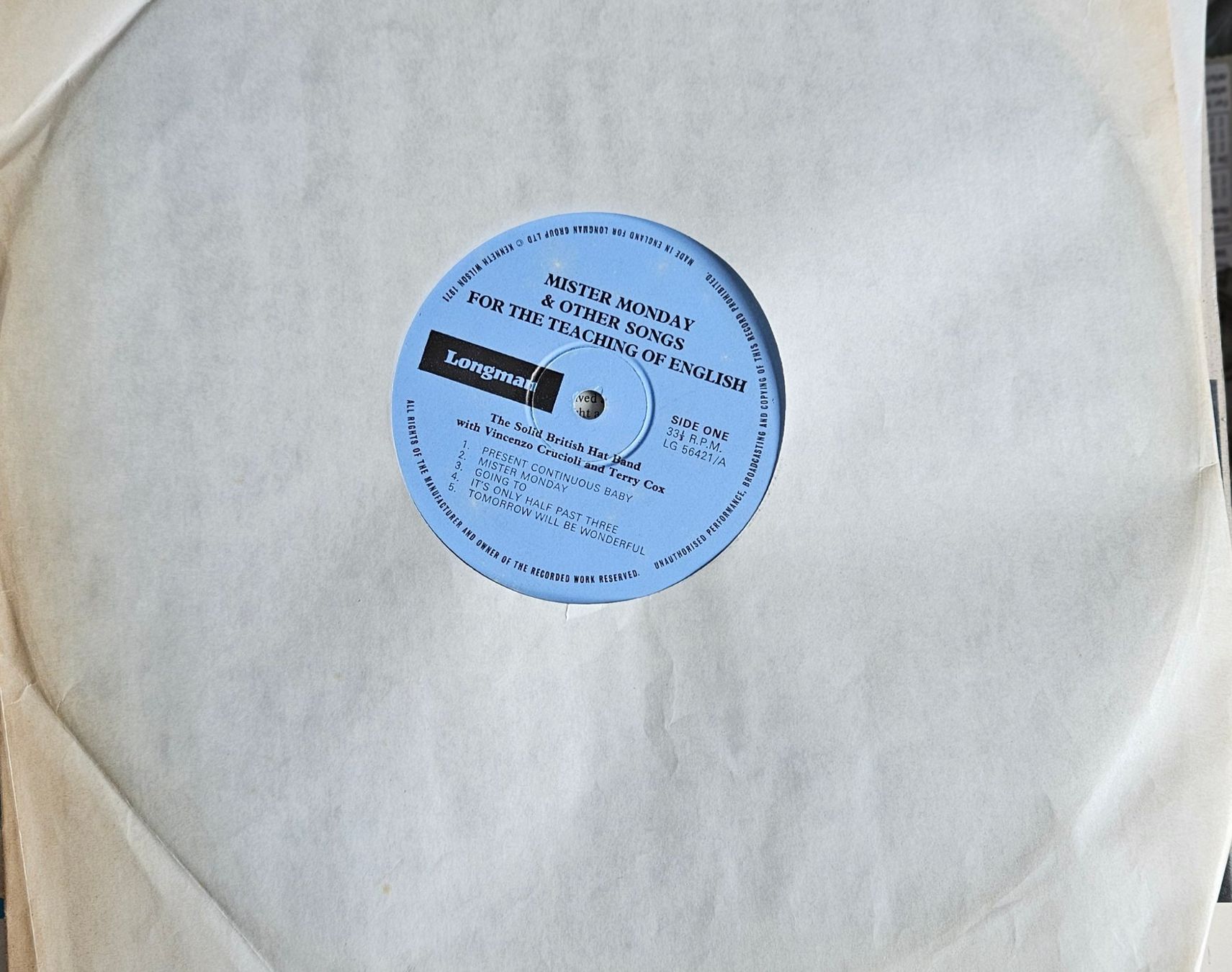 Schallplatten: The Solid British Hat Band With Vincenzo... – Gebraucht aus Boussens von catfood01 3