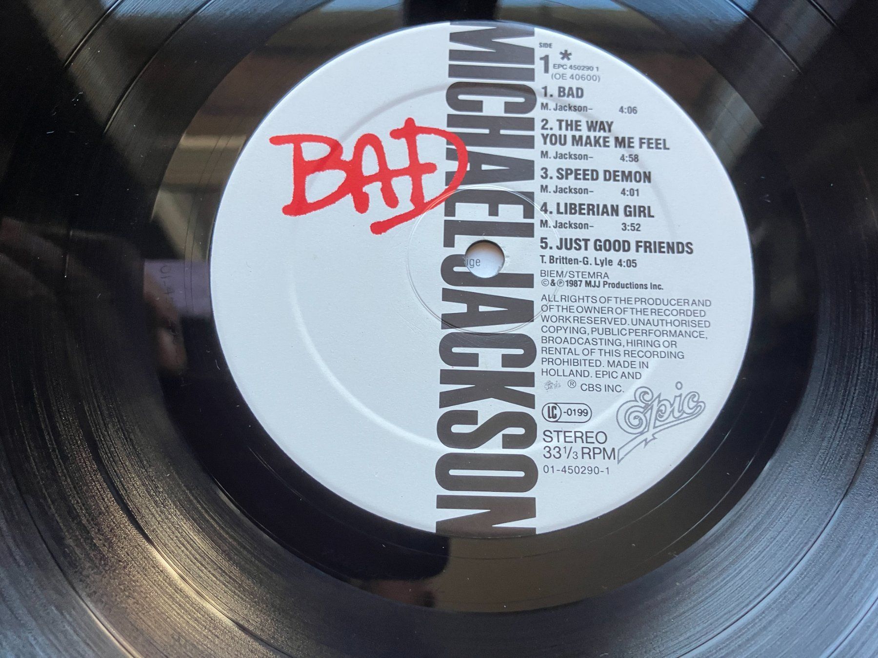 Dischi in vinile: Michael Jackson – Usato da Aarwangen venduto da Jukebox3 7