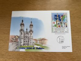 Luxusbrief Naba Block St Gallen FDC 9.9.1999