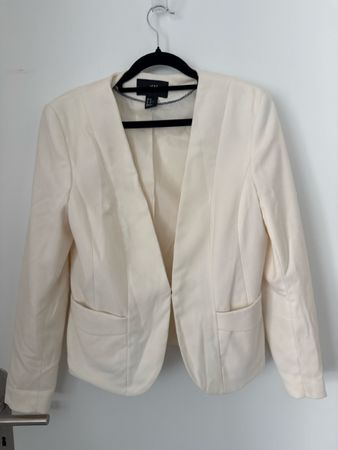 Blazer H&M Damen Creme EUR 40 guter Zustand