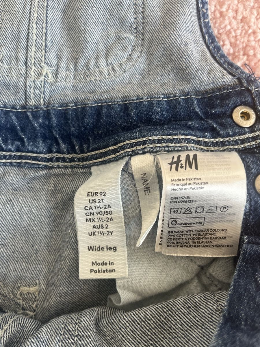 H&M Pantaloni: wunderschöne Kinder latzhose wideleg-Grösse 92 – Usato da Zürich venduto da Loulou8048 3