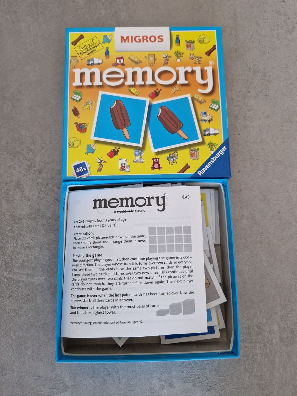 Ravensburger Spiele: Migros Memory Spiel Ravensburger Top Zustand – Gebraucht aus Dagmersellen von ejord 1