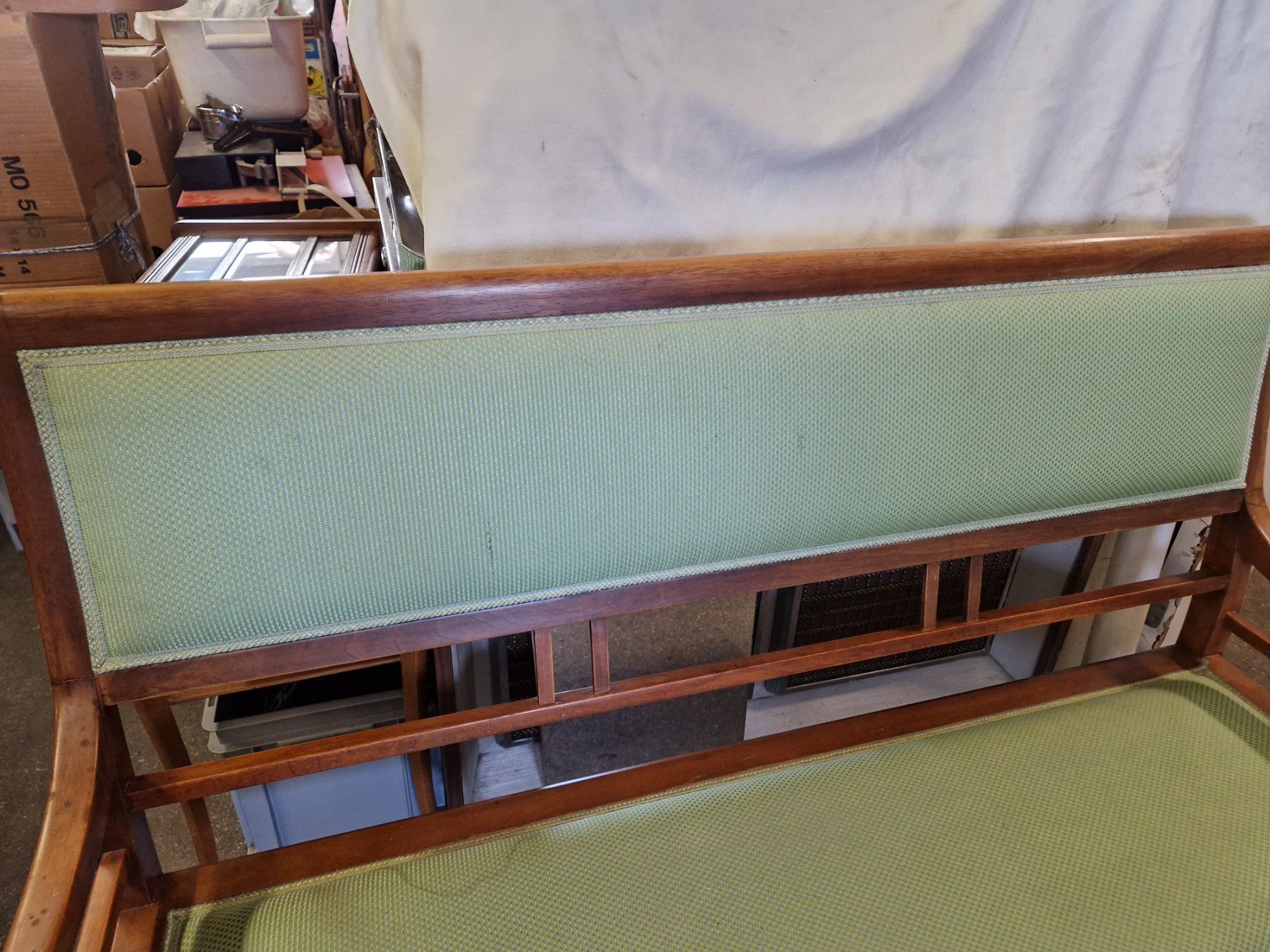 Panchine: Antike Biedermeier Sitzbank Nussbaum – Usato da Wädenswil venduto da verebe 3