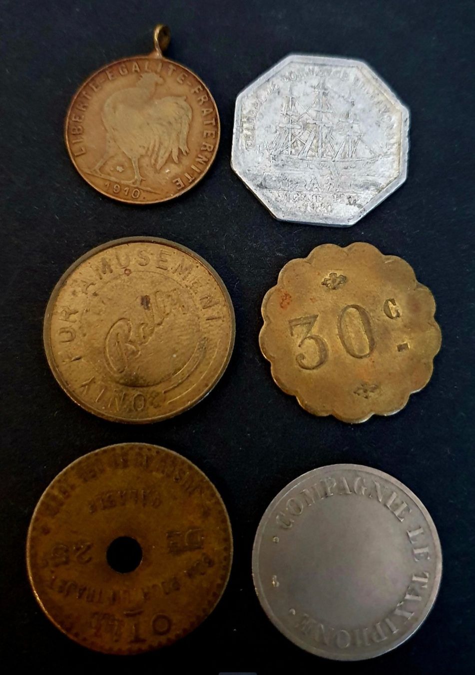 Tutti le monete: 6  Jeton Frankreich – Usato da Egerkingen venduto da Acc1 1