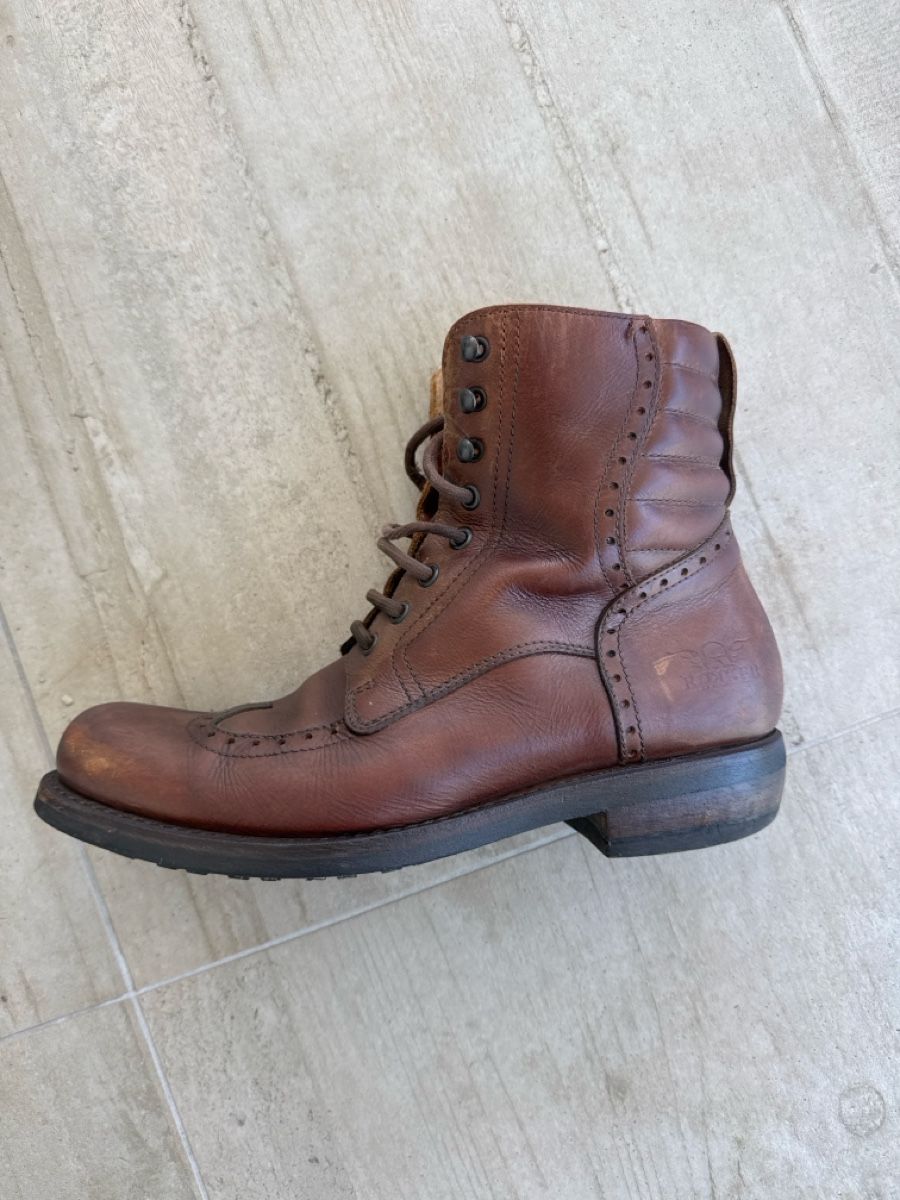 Rokker Scarpe da uomo: ROKKER Leder Motorrad Boot Grösse 43  – Usato da Unterägeri venduto da fisch67 3