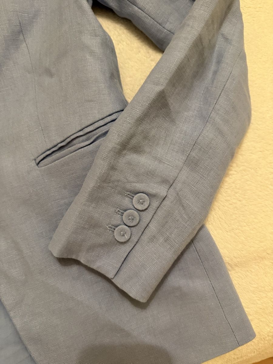 Mango Giacche: MNG Leinen Blazer, hellblau – Nuovo (secondo la descrizione) da St. Moritz venduto da ari_9fcv 1