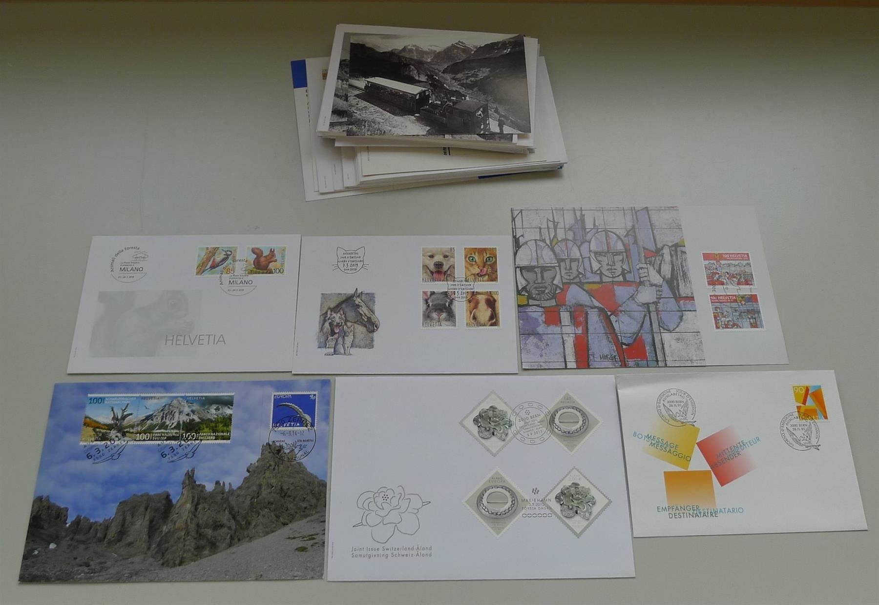 Tutti i francobolli: 50 meist tolle FDC's bis 2018 – Usato da Sursee venduto da Luzernerraute