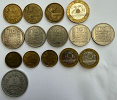 Lot de 60 pièces de Francs Français pour collectionneurs