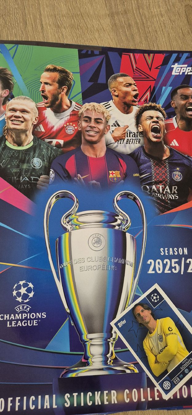 Topps Sticker: Official Sticker collection 2025/26 – Usato da Wangs venduto da Domenico92. 1