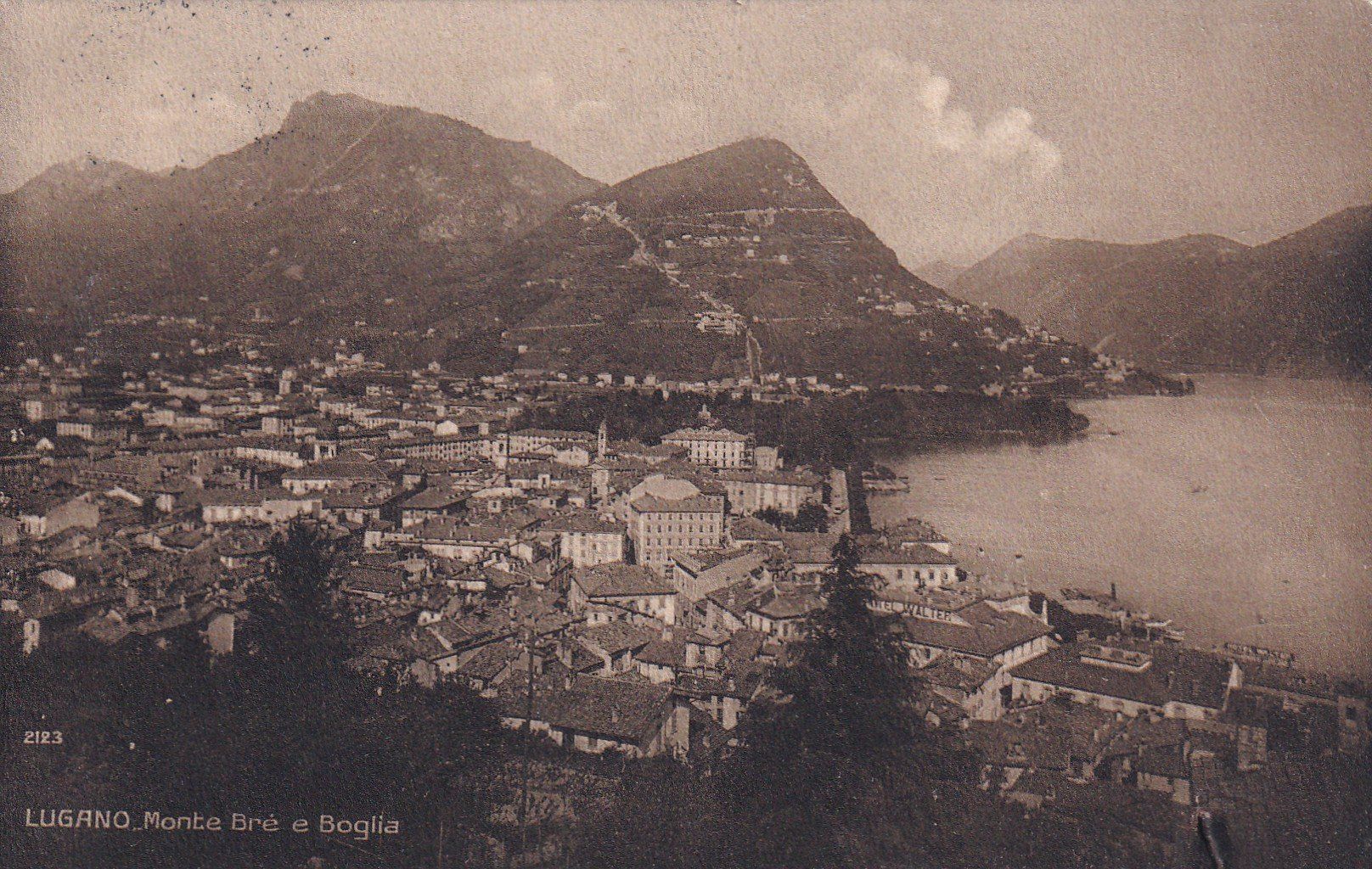 Cartoline postali: Lugano Monte Bré e Boglia N° 2123 – Usato da Cormoret venduto da Pascalll2001
