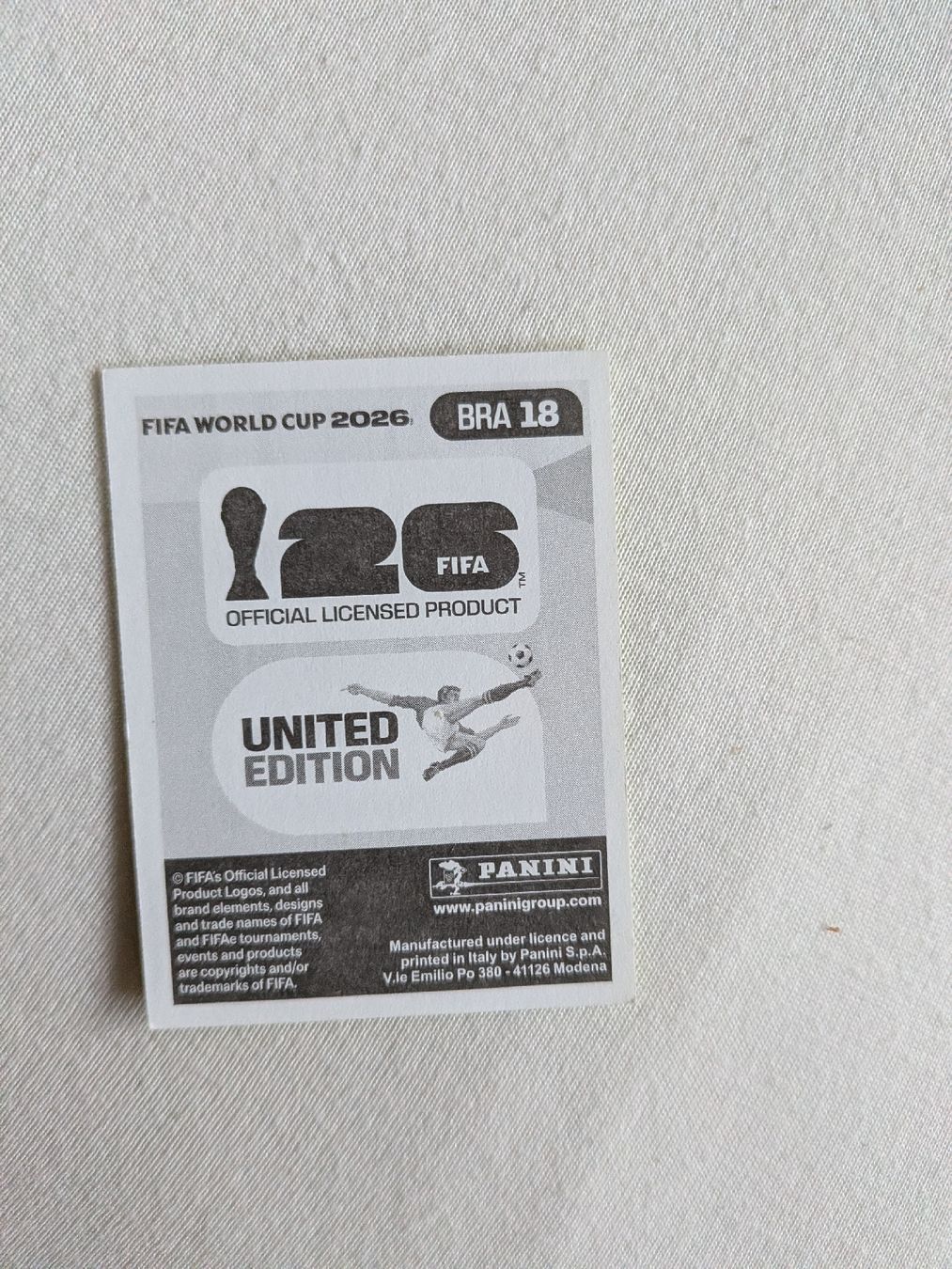Panini Carte collezionabili: Panini Bild BRA 18 – Nuovo (secondo la descrizione) da Eschenbach SG venduto da SanFranciscoCalifornia 1