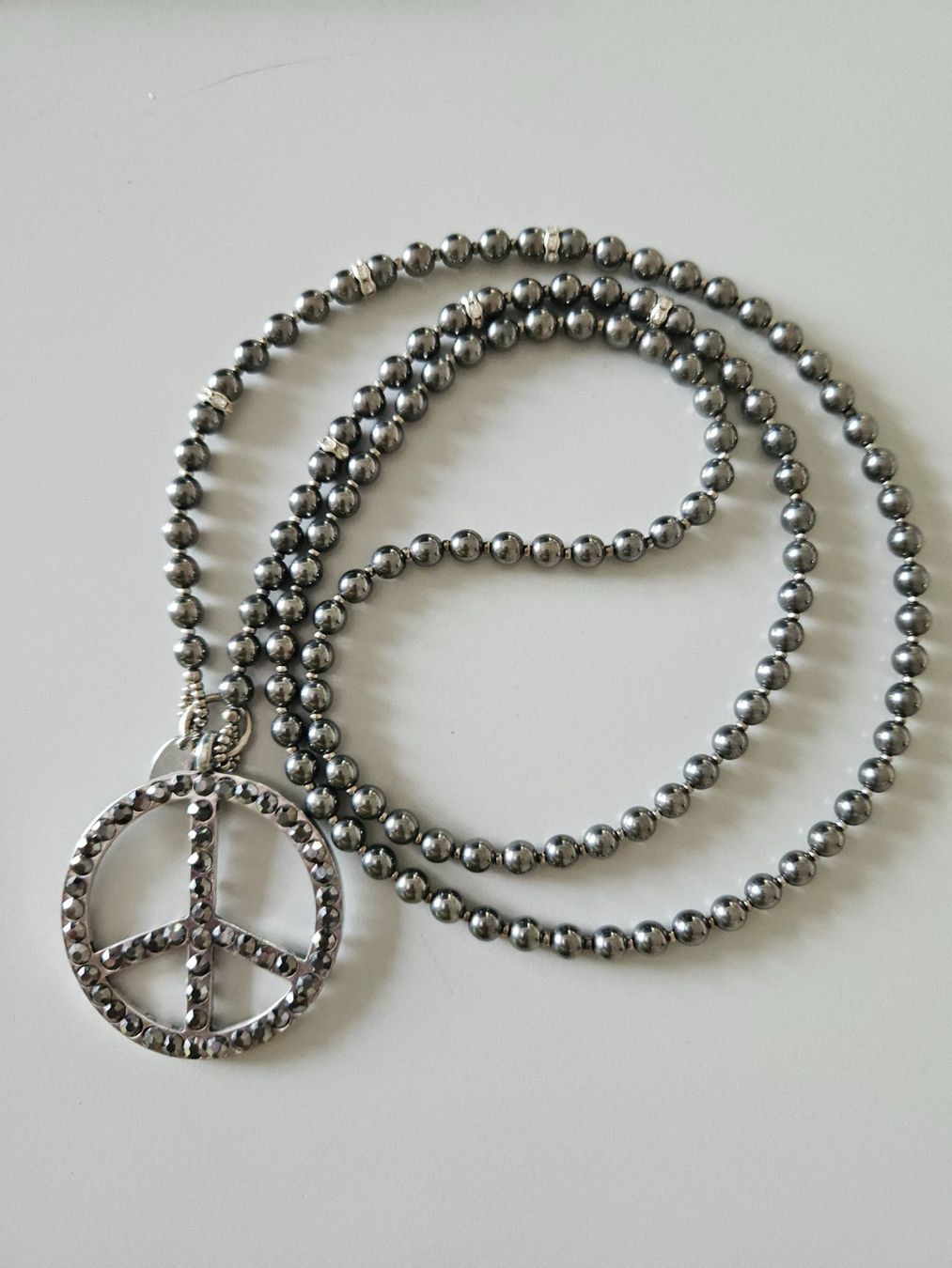Ketten: Friedenszeichen Kette, Modeschmuck Peace – Gebraucht aus Urdorf von Colina 1