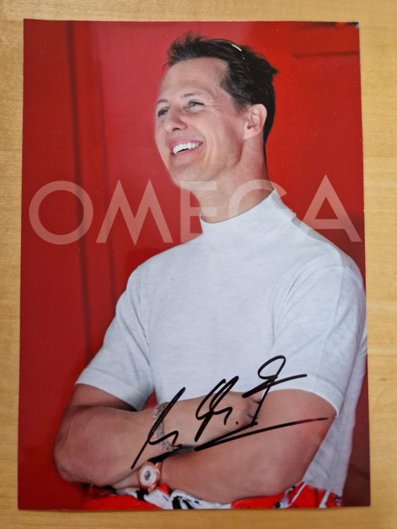Michael Schumacher, Original Autogramm auf Farbfoto | Kaufen auf Ricardo