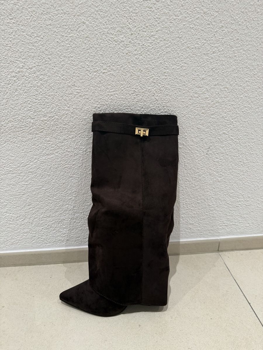 Zara Scarpe da donna: Stylish Brown Suede Winter Boots - Size 37Excellent Conditio – Nuovo e nell'imballaggio originale da Zug venduto da Astraion200 2