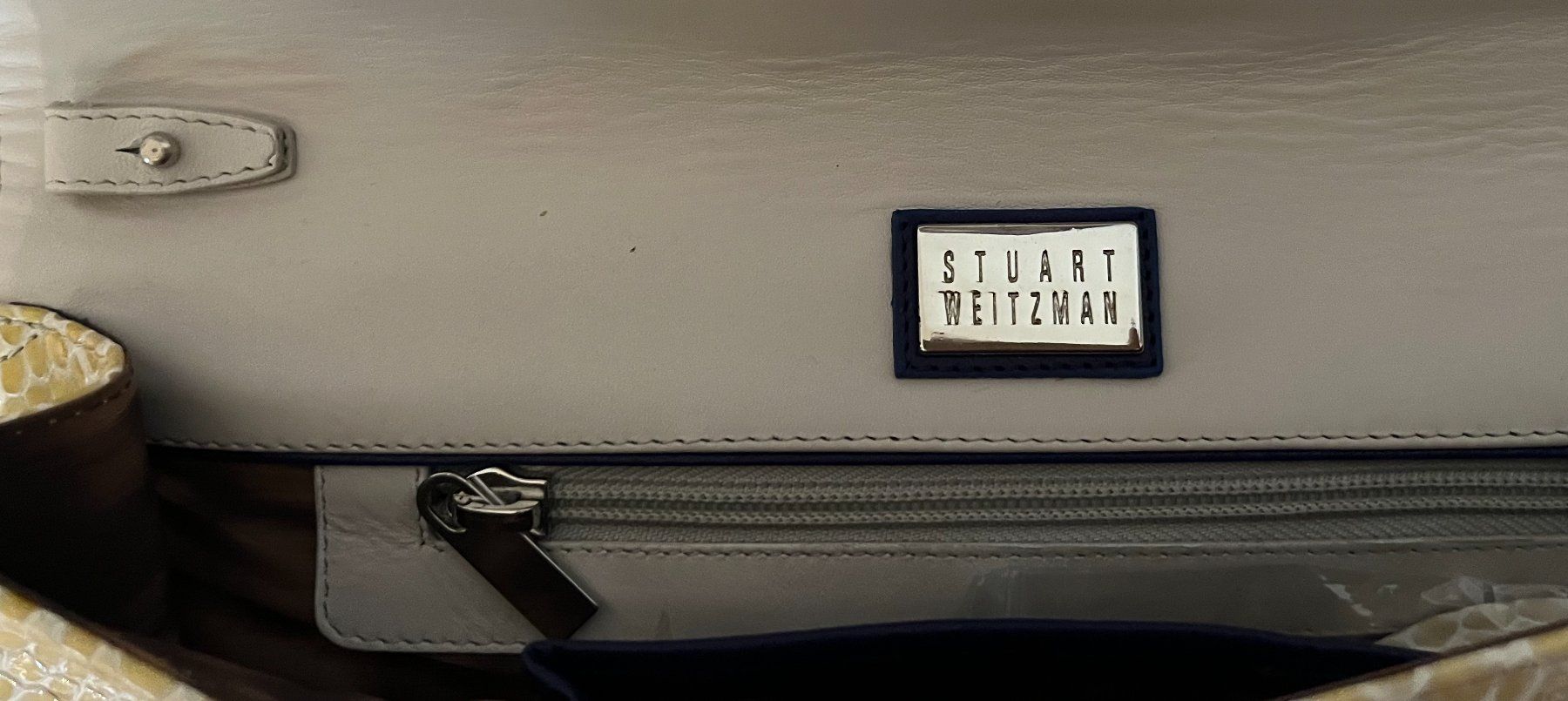 Stuart Weitzman Borse da donna: Stuart Weitzman: Clutch oder Umhängehandtasche aus Leder – Nuovo (secondo la descrizione) da Luzern venduto da Lampion 4