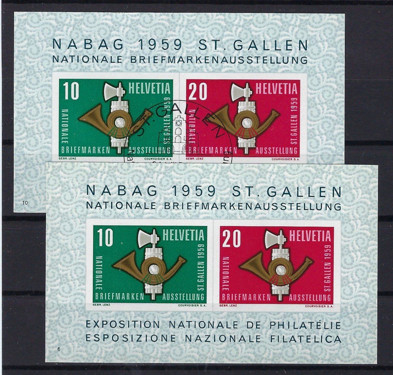 Tutti i francobolli: 1959 Nabag Blocks postfrisch & gestempelt   15882 – Usato da Lunden venduto da Animus999