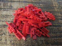 lego 2436 lot de 40 pièces Red Bracket 1 x 2 - 1 x 4