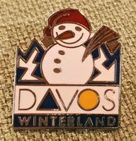 E934 - Pin Davos Winterlandschaft Suisse