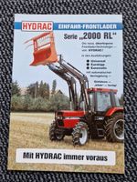 Original Prospekt Hydrac Traktor Frontlader, Case IH