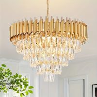EINZELSTÜCK ❌  Grosse luxuriöse Kronleuchter 🔝 Gold Edition