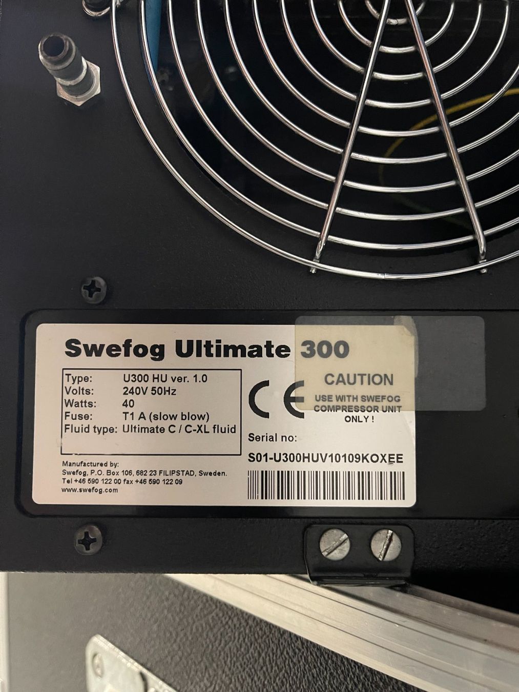 Tutte le macchine: SWEFOG Ultimate300DMX Hazer mit separatem Kompressor – Usato da Zizers venduto da fiduciar 3